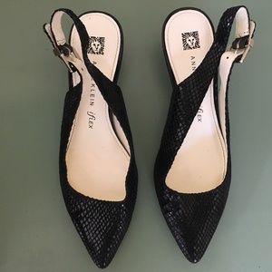 Anne Klein Slingback Kitten Heels